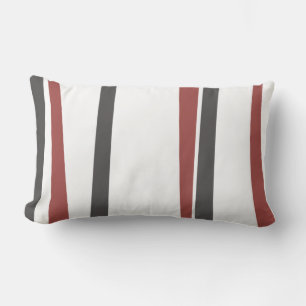 EINFACHE LINIEN Red Black Retro DESIGN Throw Kisse Lendenkissen
