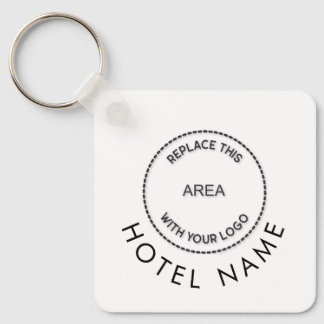 Einfache Logo-Bezeichnung für das Hotel Schlüsselanhänger