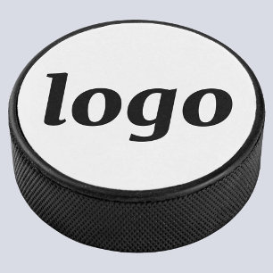 Einfache Logo-Branding-Geschäftsförderung Eishockey Puck