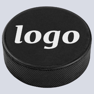 Einfache Logo-Branding-Geschäftsförderung Eishockey Puck