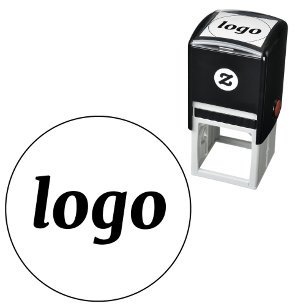 Einfache Logo-Branding-Geschäftsförderung Permastempel