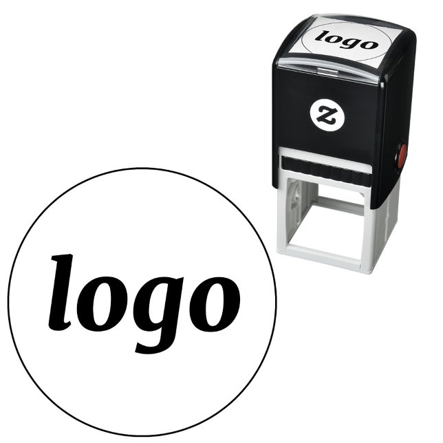 Einfache Logo-Branding-Geschäftsförderung Permastempel (Simple logo business branding promotional self inking stamp with choice of ink color)