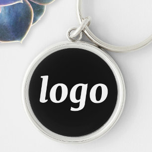 Einfache Logo-Branding-Werbung für Unternehmen Schlüsselanhänger