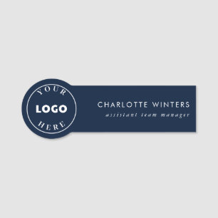 Einfache Logo Corporate Employee Trade Show Namensschild