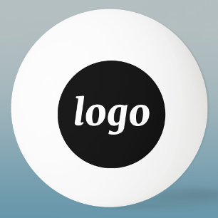 Einfache Logo-Geschäftsförderungsmarke Tischtennisball