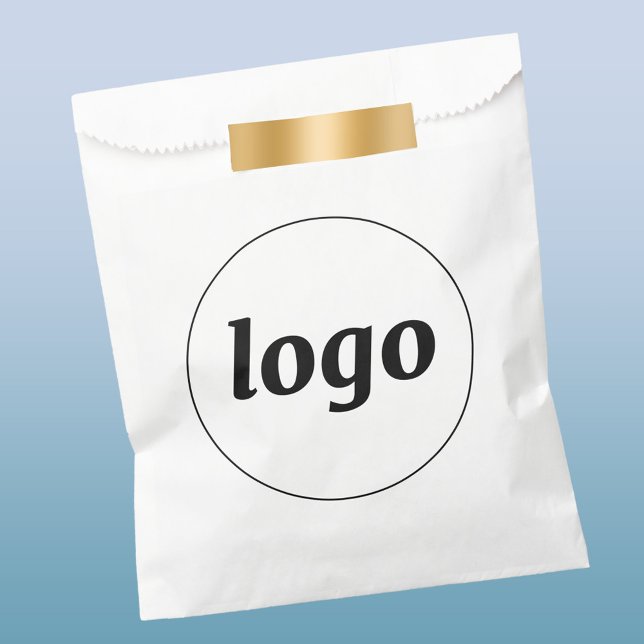Einfache Logo-Geschäftsförderungsmarkenbildung Geschenktütchen (Simple logo business branding promotional packaging paper bags)
