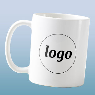 Einfache Logo-Geschäftsvermarktung Kaffeetasse