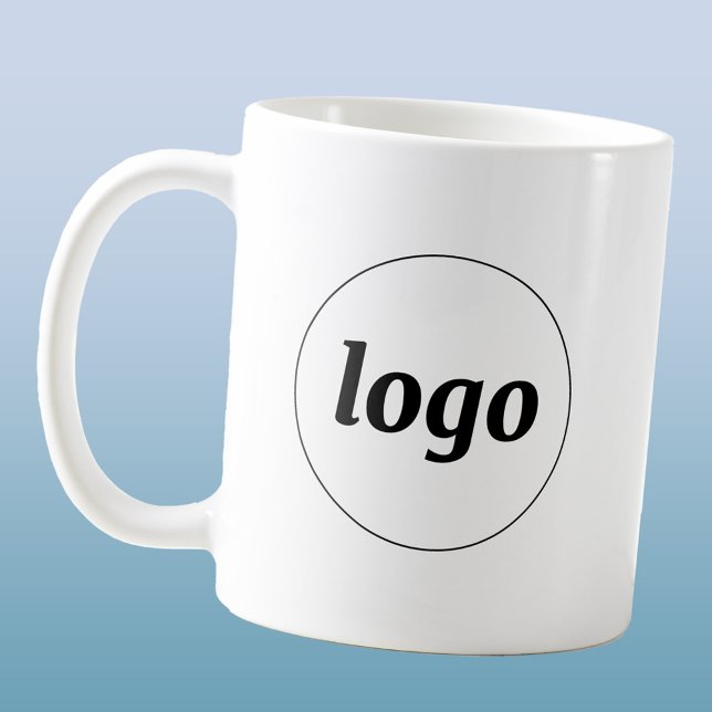 Einfache Logo-Geschäftsvermarktung Kaffeetasse (Simple logo business branding promotional coffee mug)