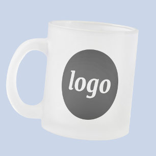 Einfache Logo-Geschäftsvermarktung Mattglastasse