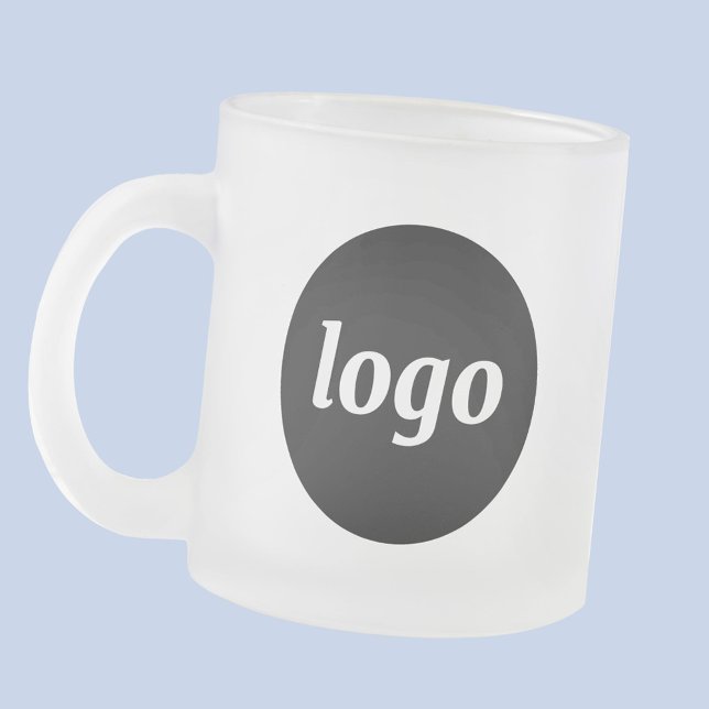 Einfache Logo-Geschäftsvermarktung Mattglastasse (Simple logo business branding promotional frosted glass coffee mug)