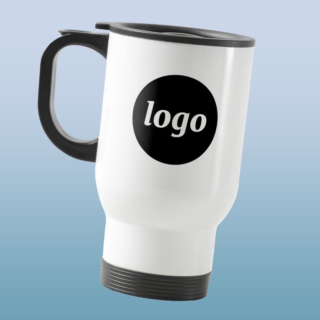 Einfache Logo-Geschäftsvermarktung Reisebecher (Simple logo business branding promotional travel mug)