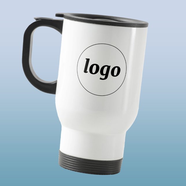 Einfache Logo-Geschäftsvermarktung Reisebecher (Simple logo business branding promotional travel mug)