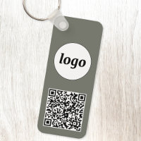 Einfache Logo QR Code Business Spot Green