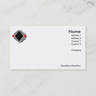 Einfache Logo-Reihe - Visitenkarten Visitenkarte