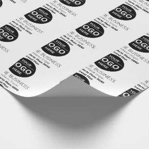 Einfache Logo-Tragetasche für Unternehmen oder Ges Geschenkpapier