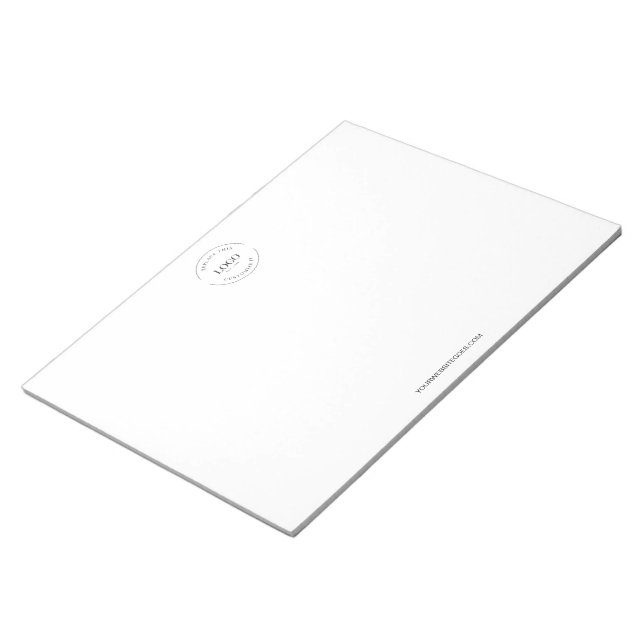 Einfache Logo-Website Werbeaktion für kundenspezif Notizblock (angewinkelt)