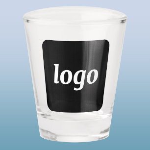 Einfache Logo-Werbung Unternehmensbranding Schnapsglas