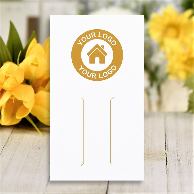 Einfache Logo-White-Hair-Clip-Barrett-Grafikkarte Visitenkarte (Von Creator hochgeladen)