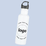 Einfache Logos für Textverarbeitung Edelstahlflasche<br><div class="desc">Fügen Sie Ihr eigenes Logo und Textauswahl zu diesem Design hinzu. Entfernen Sie den oberen oder unteren Text,  wenn Sie es vorziehen. Minimalistisches und berufliches Branding zur Förderung der Markentreue. Ideal für die Mitarbeiterwerbung oder als Werbemittel für Ihre Kunden und Kunden.</div>