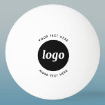 Einfache Logos für Textverarbeitung Tischtennisball<br><div class="desc">Fügen Sie Ihr eigenes Logo und Textauswahl zu diesem Design hinzu. Entfernen Sie den oberen oder unteren Text,  wenn Sie es vorziehen. Minimalistisch und beruflich. Ideal für die Mitarbeiterwerbung oder als Werbemittel für Ihre Kunden und Kunden.</div>
