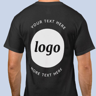 Einfache Logos mit T - Shirt für Textverarbeitung