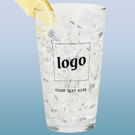 Einfache Logos und Texte Glas