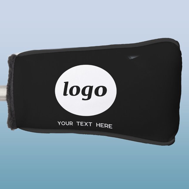 Einfache Logos und Texte Golf Headcover (Simple logo with custom text busiiness promotional golf head cover)