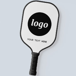Einfache Logos und Texte Pickleball Schläger
