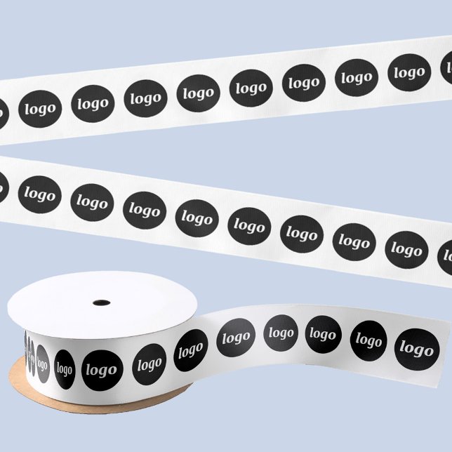 Einfache Logoverpackung Satinband (Logo business promotional packaging satin ribbon)