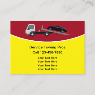 Einfache lokale Auto-Roadside-Visitenkarten Visitenkarte