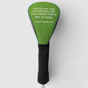 Einfache lustige Golf-Headcover für den Vatertag Golf Headcover
