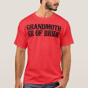 Einfache lustige Großmutter der Braut T-Shirt