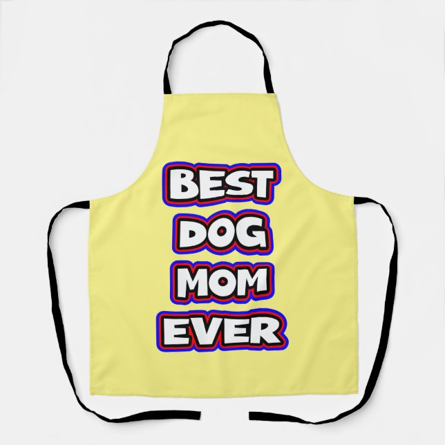 Einfache Mama für den besten Hund je Schürze (Vorderseite)