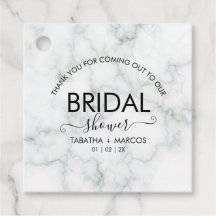 Einfache Marble-Skripte Elegantes Brautparty