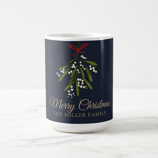 Einfache Marineschmiede Weihnachten Kaffeetasse (Mittel)