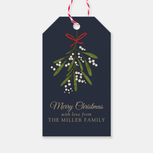 Einfache Marineschmiede Weihnachtsgeschenk Geschenkanhänger (Vorderseite)