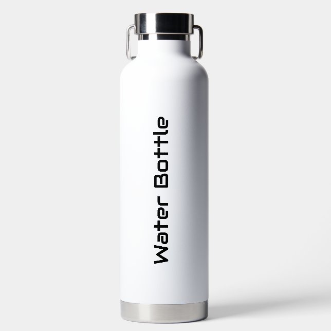 Einfache Markenförderung 32oz Weiß Trinkflasche (Vorderseite)