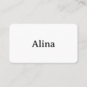 Einfache Markenförderung Abgerundet 3,5" x 2" Flac Platzkarte