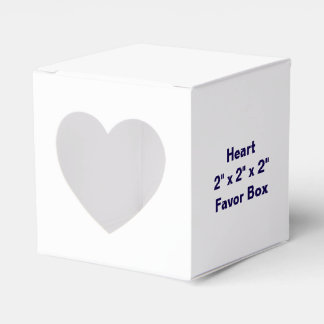 Einfache Markenförderung Herz 2" x 2" x 2" Geschenkschachtel