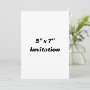 Einfache Markenförderung im Quadrat 5" x 7" Einladung