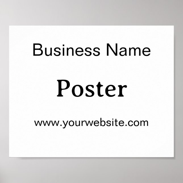 Einfache Markenförderung Standard-Halbglanz 10"x8" Poster (Vorne)