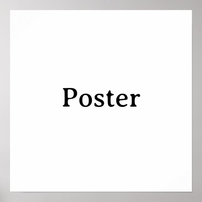 Einfache Markenförderung Standard-Halbglanz 16"x16 Poster (Vorne)