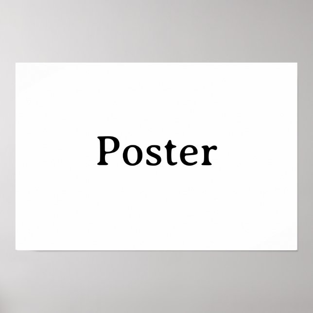Einfache Markenförderung Standard-Halbglanz 18"x12 Poster (Vorne)