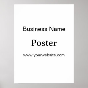 Einfache Markenförderung Standard-Halbglanz 18"x24 Poster