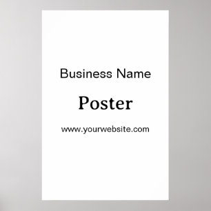 Einfache Markenförderung Standard-Halbglanz 20"x30 Poster