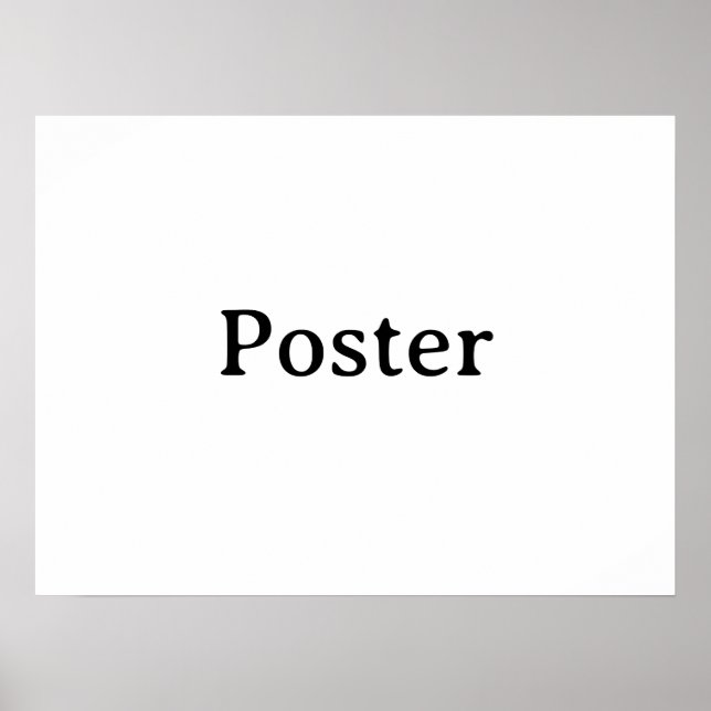 Einfache Markenförderung Standard-Halbglanz 24"x18 Poster (Vorne)