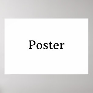 Einfache Markenförderung Standard-Halbglanz 30"x20 Poster