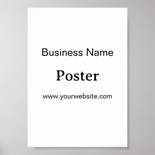 Einfache Markenförderung Standard-Halbglanz 5" x 7 Poster (Vorne)