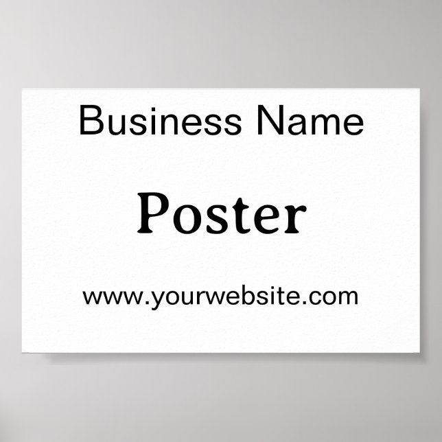 Einfache Markenförderung Standard-Halbglanz 6"x4" Poster (Vorne)