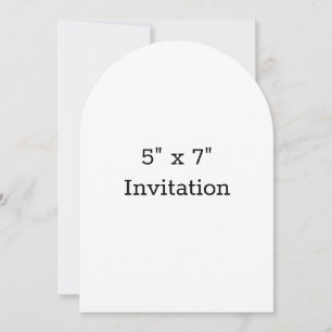 Einfache Markenförderungsbogen 5" x 7" Einladung